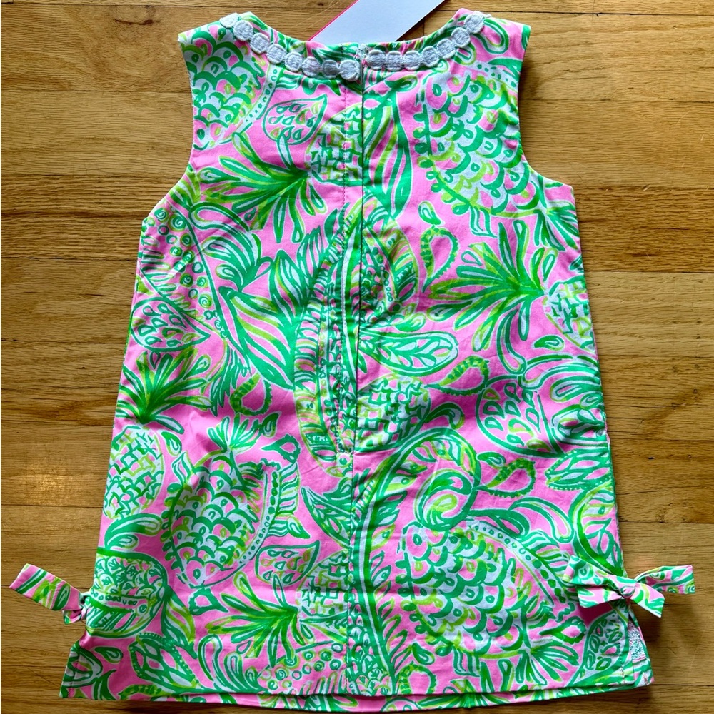 NWT Lilly Pullitzer Mandevilla Baby Fins and Flippers Shift Dress - Picture 2 of 3